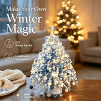 Handmade Beaded Christmas Tree Set-E [With English Instructions + Exquisite Packaging]