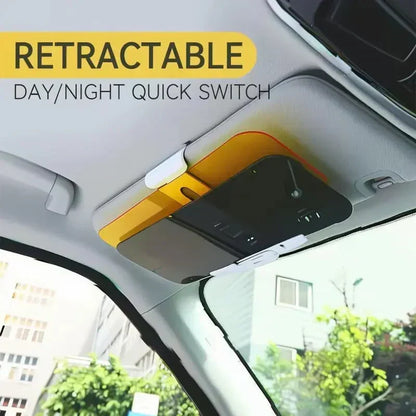 Car Anti-Glare Visor – Day & Night Sunlight Glare Reduction for Safer Driving