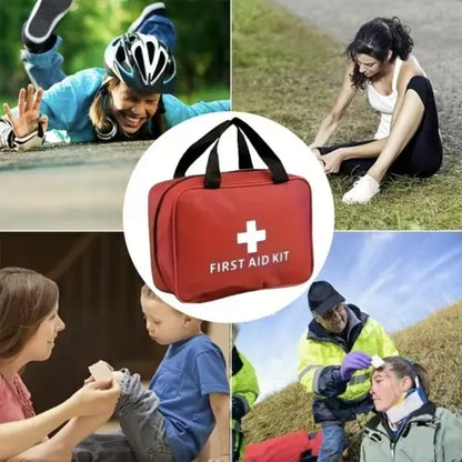 330-Piece Waterproof First Aid Kit – Compact Emergency Kit for Home, Car & Travel