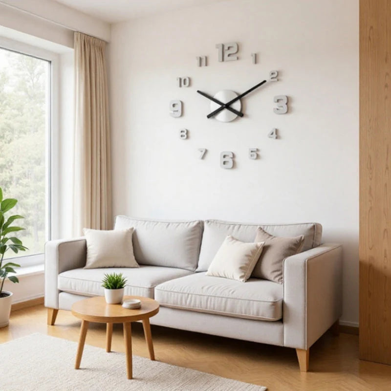 🥳2026 HOT SALE🥳⏰3D DIY Luminous Acrylic Wall Clock Set