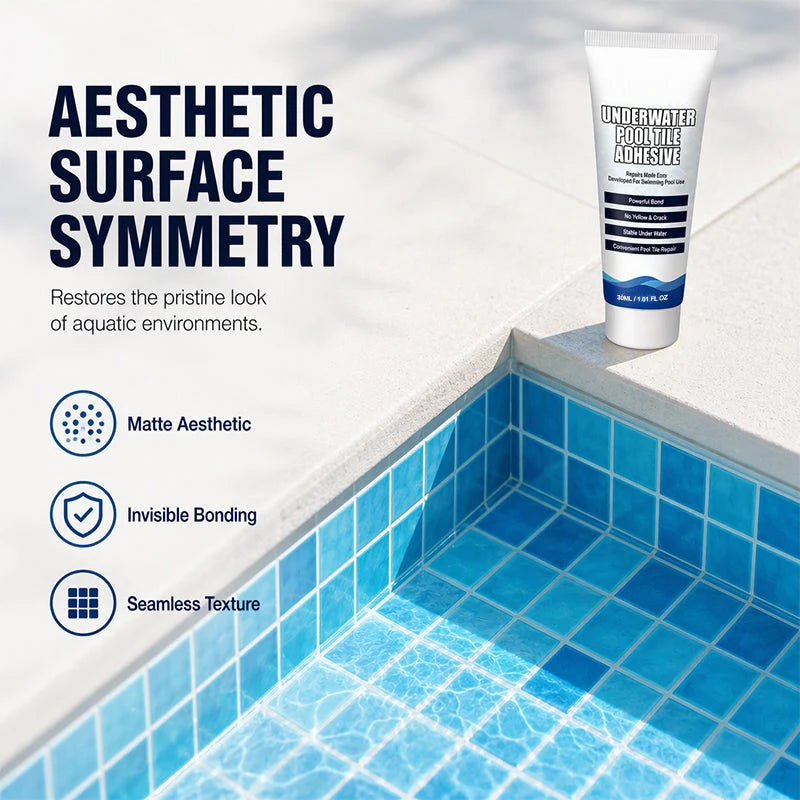 🔥 2026 HOT SALE! 💦 High-Strength Underwater Pool Tile Adhesive 🛠️