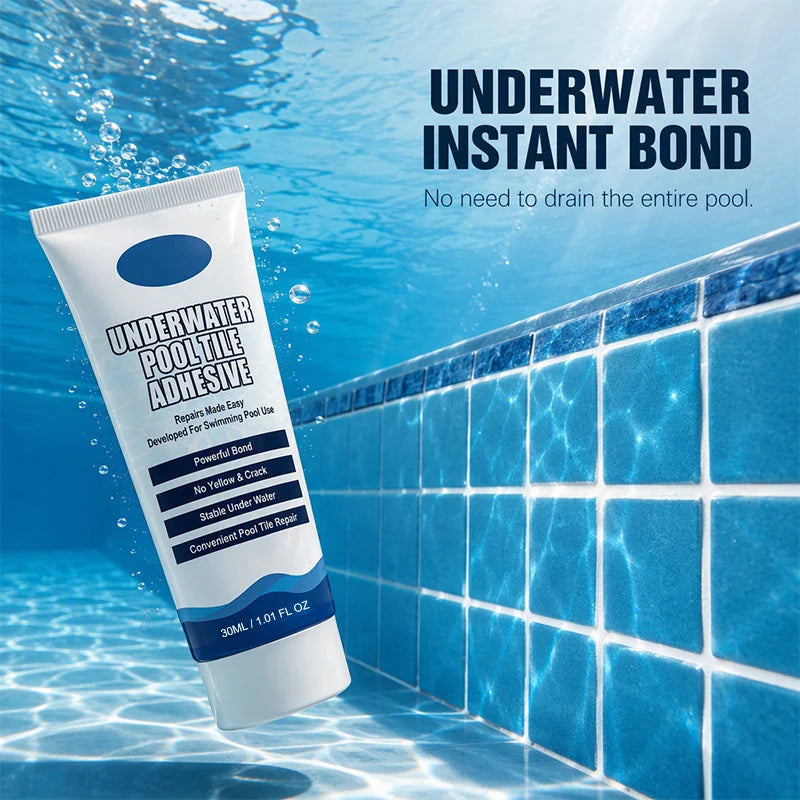 🔥 2026 HOT SALE! 💦 High-Strength Underwater Pool Tile Adhesive 🛠️