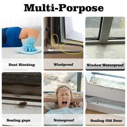 💨 Waterproof Clear Window Seal Tape – Help Keep Cold Air Out