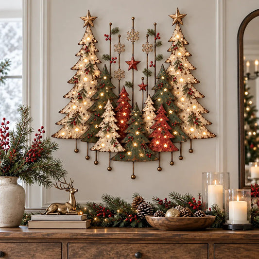 🔥Last Day 50% OFF🔥vintage Woodland Christmas Wall Decor🚚