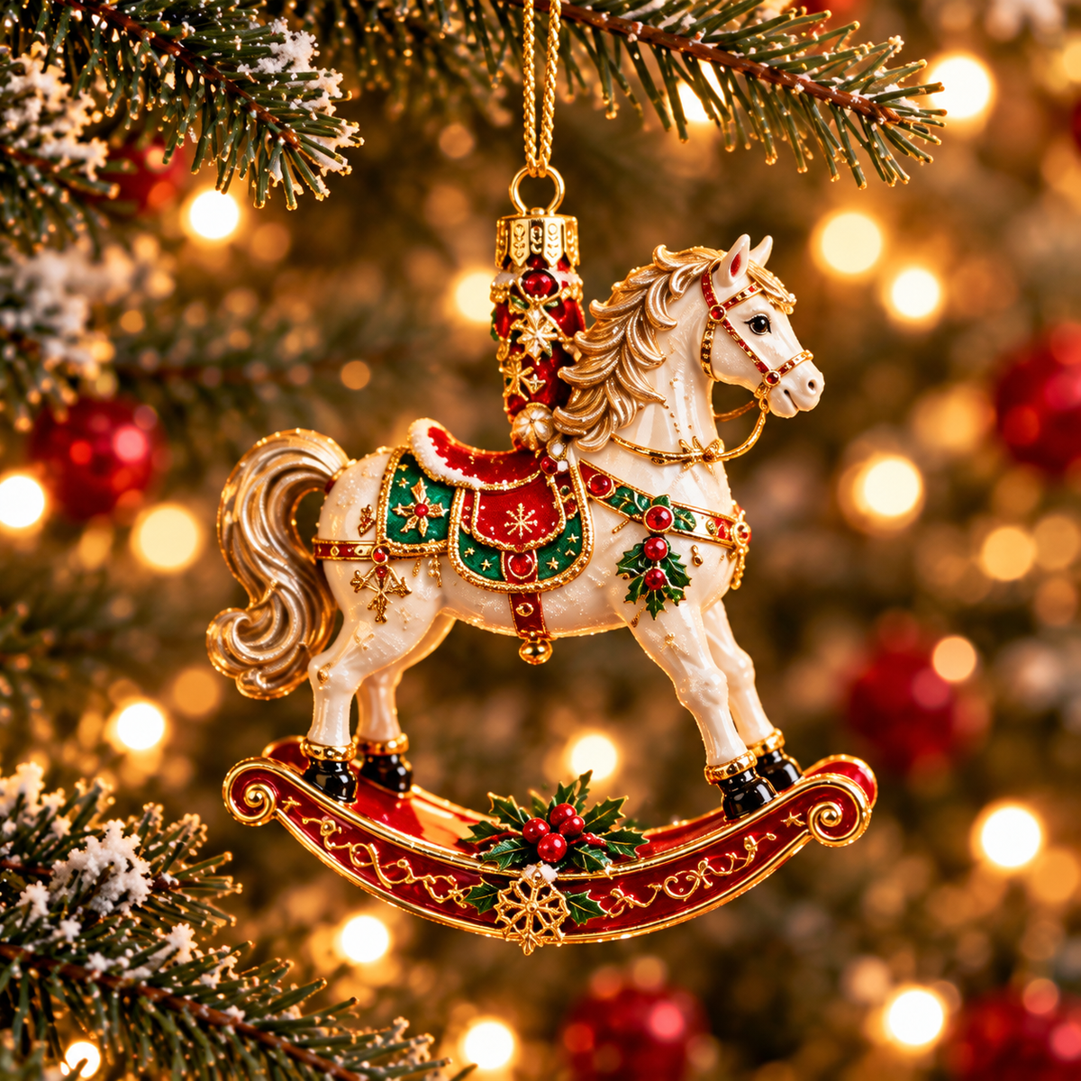 🎄 Vintage Christmas Magic Ornament Collection