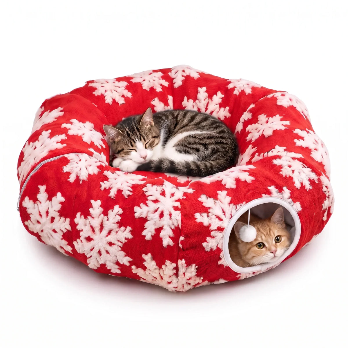 🐱Christmas Tree Cat Tunnel🎄 The Ultimate Cat-Proof Tree Skirt & Hideaway 🐾