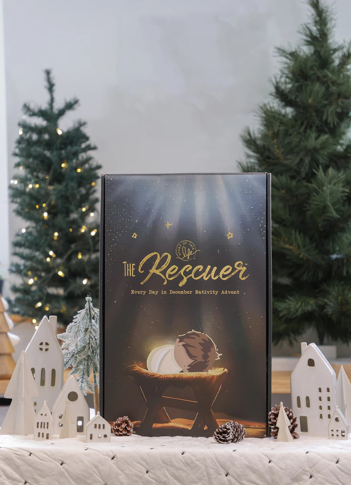 🔥LAST DAY SALE - 49% OFF✨✝️The Rescuer –Nativity Advent Calendar