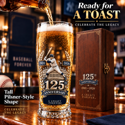 Let’s Go Tribe! 125th Anniversary Commemorative Pint Glass