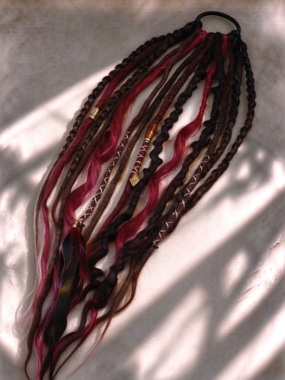 🔥 Limited-Time 50% OFF! 🎉 Elastic Dread Ponytail – Boho Chic Style