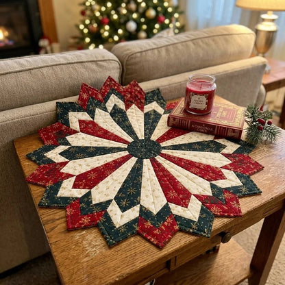 💯Holiday Star Table Topper Quilting Template Set