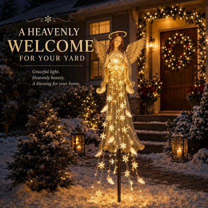 🔥🎁Today Only: Get 50% Off✨ Solar Angel Remembrance Garden Light👼（100*40cm）