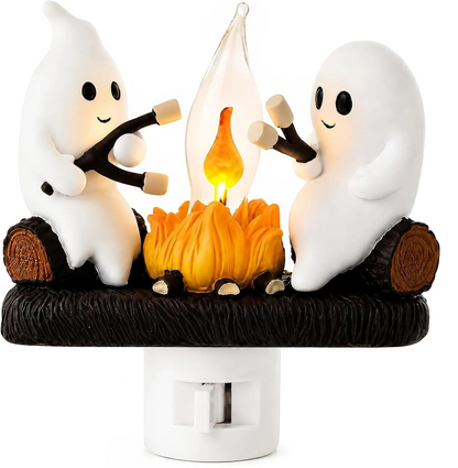 👻 Plug In the Cutest Halloween Glow — Adorable Ghost Outlet Night Light 🎃✨