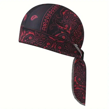 5 Pack Paisley Bandana Head Wraps Breathable Tie Back Skull Caps