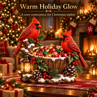 Christmas Candy Bowl – Cardinal🐦