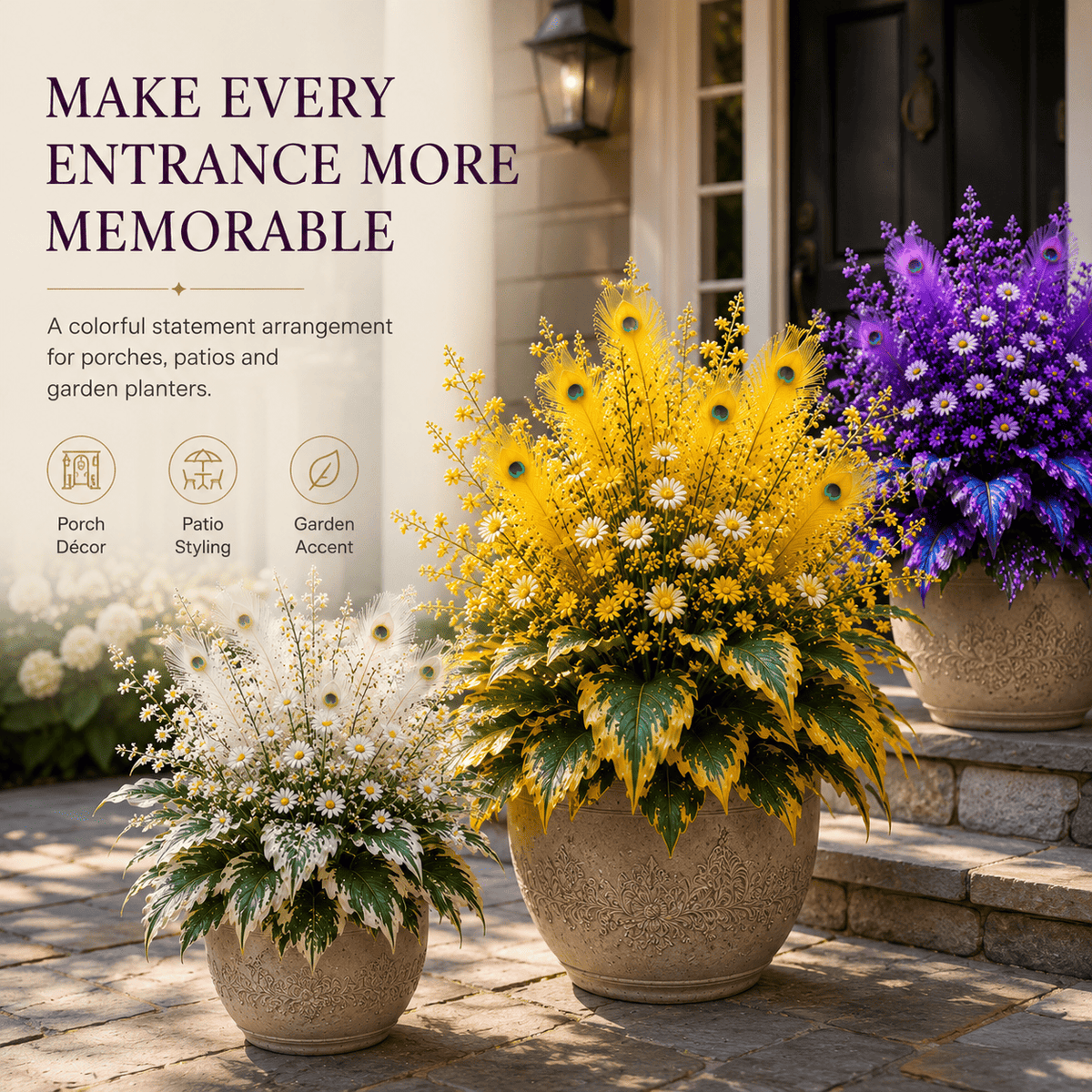 🌿🔥 Peacock Flame Hosta Bulbs – Vibrant Multicolor Foliage for Gardens, Patios & Planters 🦚