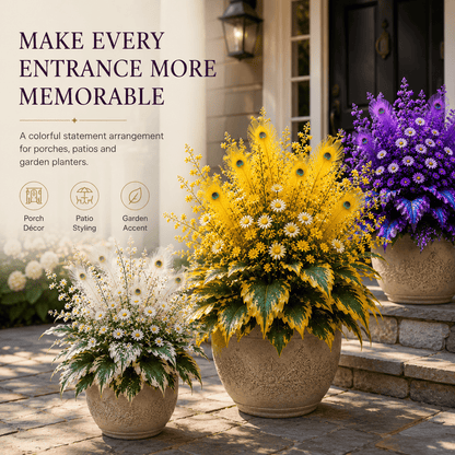 🌿🔥 Peacock Flame Hosta Bulbs – Vibrant Multicolor Foliage for Gardens, Patios & Planters 🦚