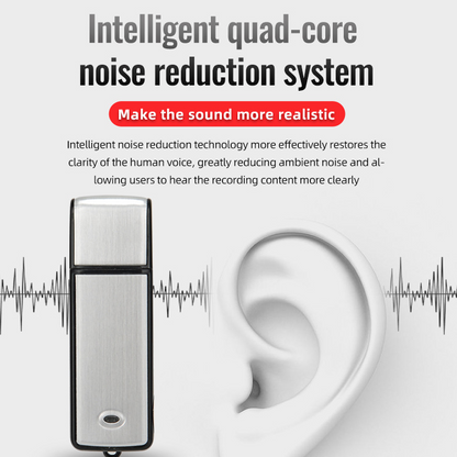 💾Portable High-Definition Noise-Cancelling USB Voice Recorder
