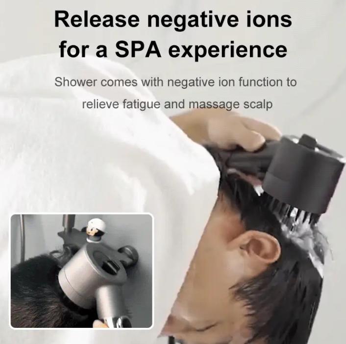 3 Modes Pressurized Massage Filter Shower Head