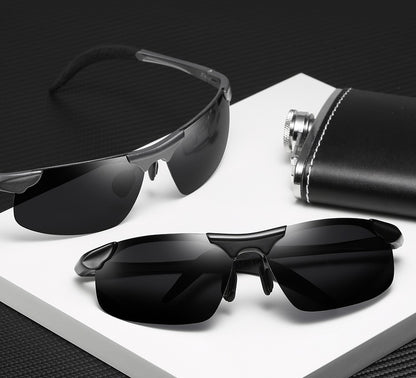 New stylish anti-glare polarized photochromic sunglasses