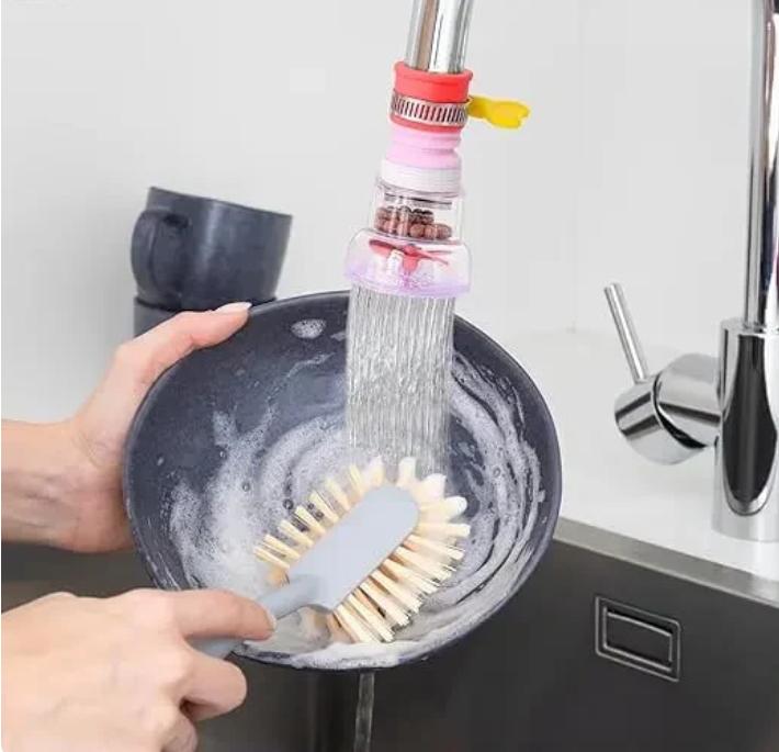 Rotatable Faucet Filter Extender – Kitchen Anti-Splash Water-Purifying Sprayer