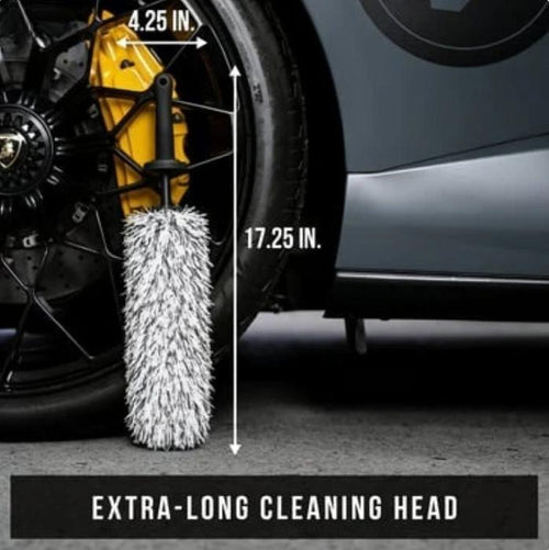 Microfiber Long Wheel Cleaning Brush