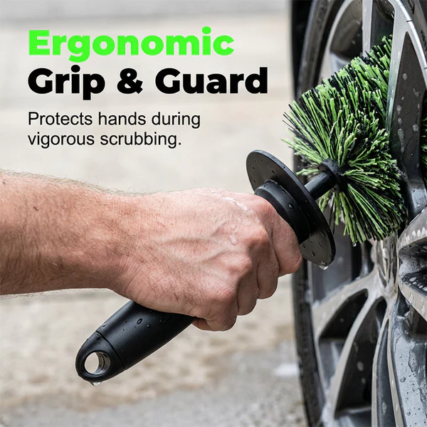 🚗 Ultimate Car Wheel Cleaning Brush – Deep Rim & Spoke Cleaner