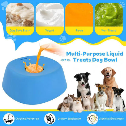 Slow-feeder pet bowl