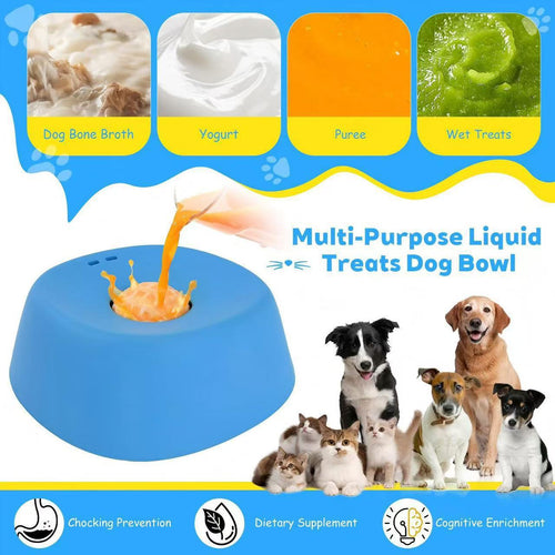 Slow-feeder pet bowl