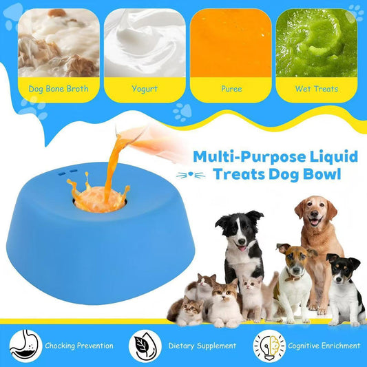 Slow-feeder pet bowl