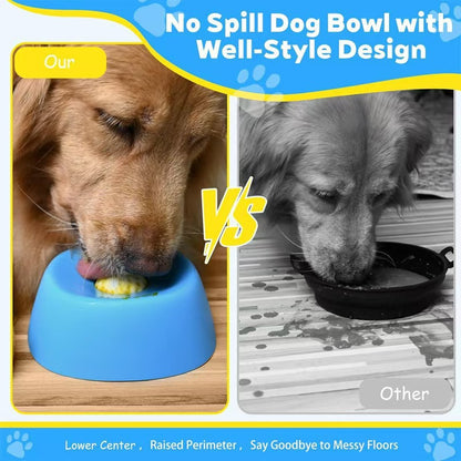 Slow-feeder pet bowl