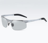 Silver frame photochromic lenses