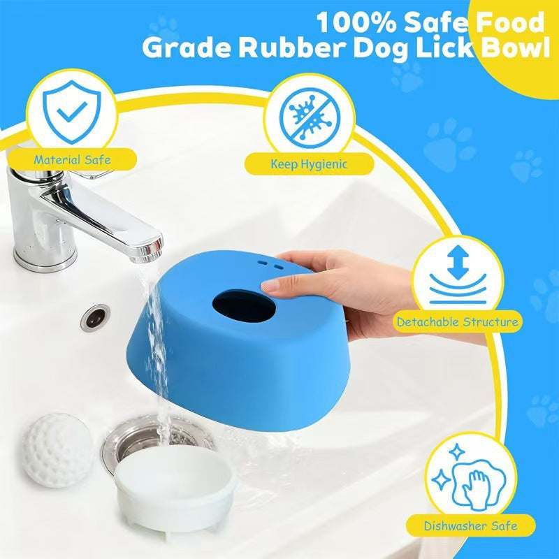 Slow-feeder pet bowl