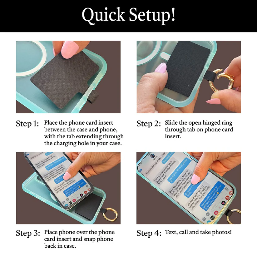 Clip & Go Strap W/Zippered Pouch Fun Dots