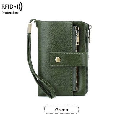 Women's RFID Blocking Leather Wallet