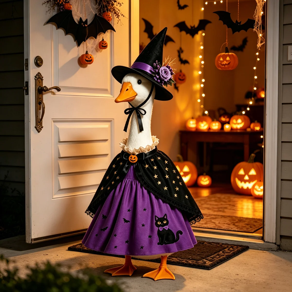 Porch Goose Halloween SeriesOutfits - Suit For 23 InchesGoose Statue