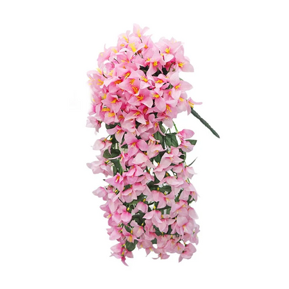 🔥2026 Hot Sale🔥Artificial Bougainvillea Hanging Basket With Trailing Flowers