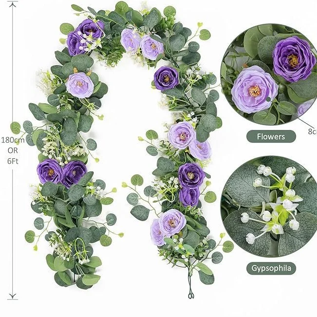 🔥Hot Sale 🌹Artificial Rose Garland Flower Vine