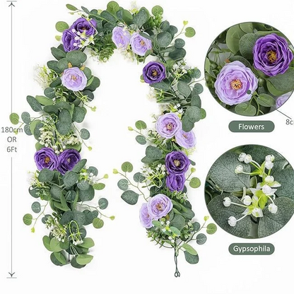 🔥Hot Sale 🌹Artificial Rose Garland Flower Vine
