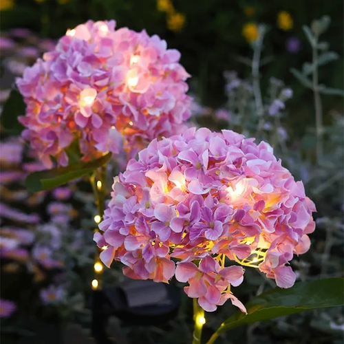 🔥Hot Sale-59% OFF🔥Outdoor Solar Hydrangea Flower Lights