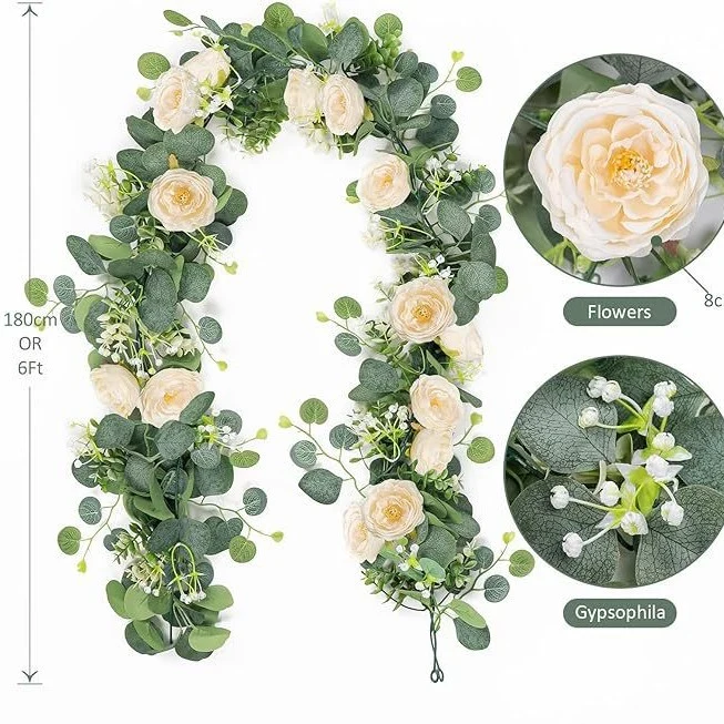 🔥Hot Sale 🌹Artificial Rose Garland Flower Vine
