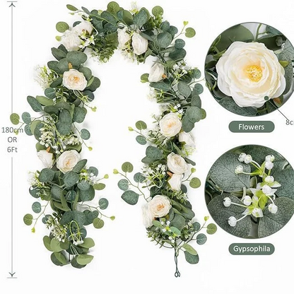 🔥Hot Sale 🌹Artificial Rose Garland Flower Vine