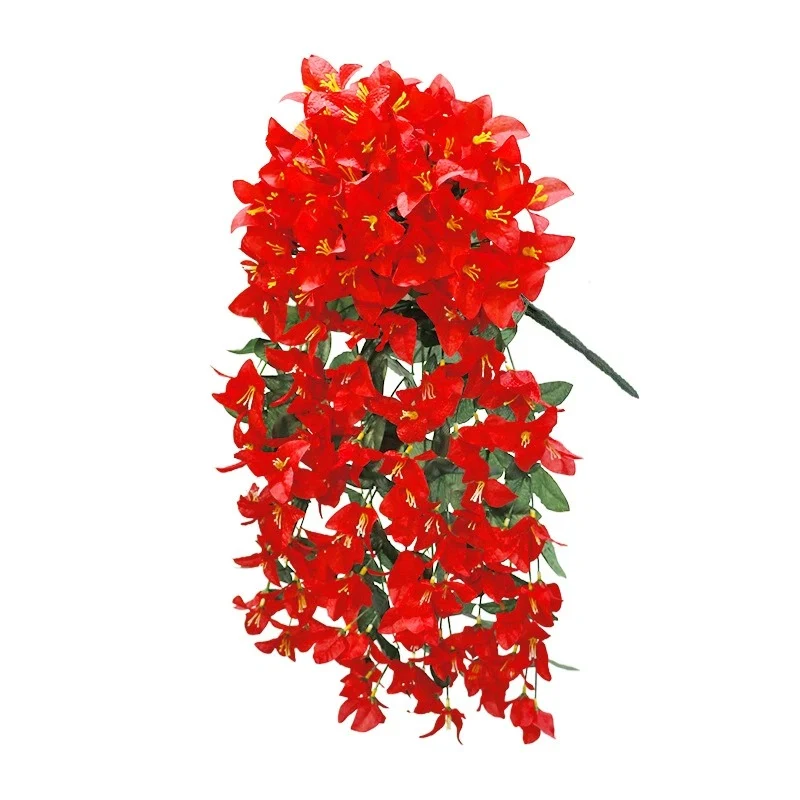 🔥2026 Hot Sale🔥Artificial Bougainvillea Hanging Basket With Trailing Flowers