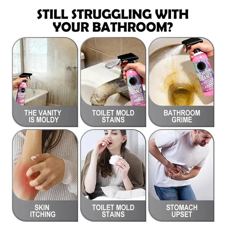 🔥 50% OFF Bathroom Cleaner – Powerful Limescale, Mold & Grime Removal 🚿✨