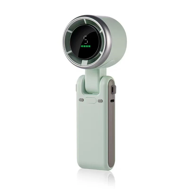 Portable 3 In 1 Rechargeable TurboHandheld Fan With 5 Speeds And4000mAh Battery