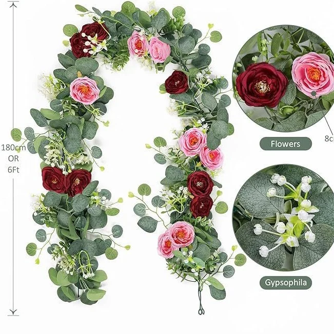 🔥Hot Sale 🌹Artificial Rose Garland Flower Vine