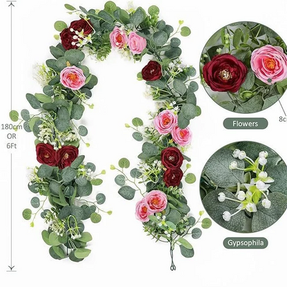 🔥Hot Sale 🌹Artificial Rose Garland Flower Vine