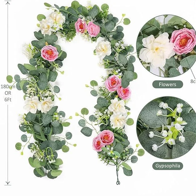 🔥Hot Sale 🌹Artificial Rose Garland Flower Vine