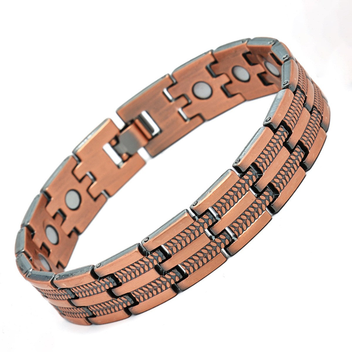 Retro Copper Magnetic Bracelet | Multi-Style Unisex Versatile Bangle