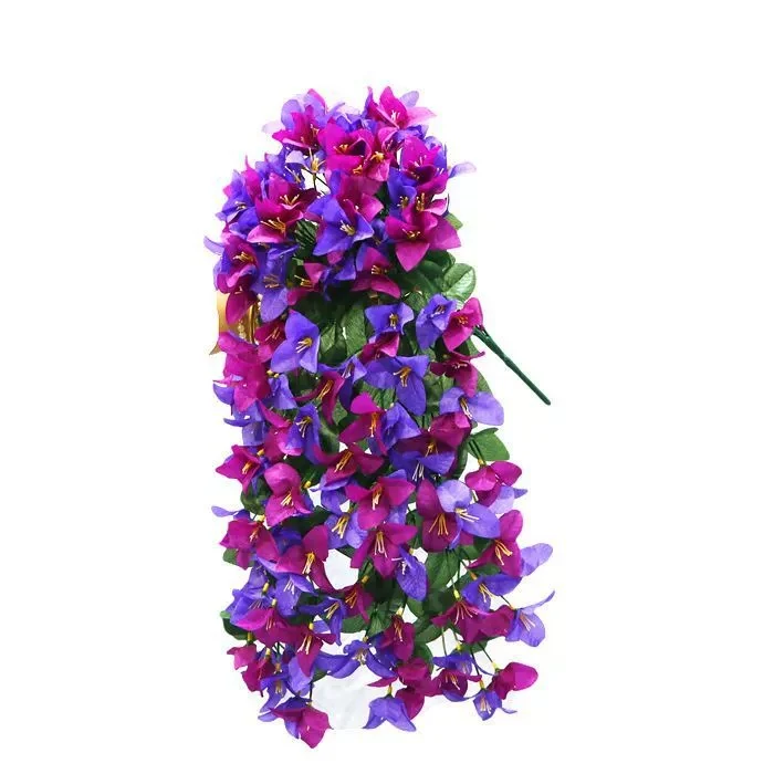 🔥2026 Hot Sale🔥Artificial Bougainvillea Hanging Basket With Trailing Flowers