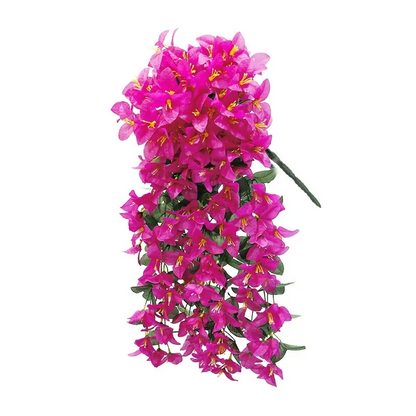 🔥2026 Hot Sale🔥Artificial Bougainvillea Hanging Basket With Trailing Flowers